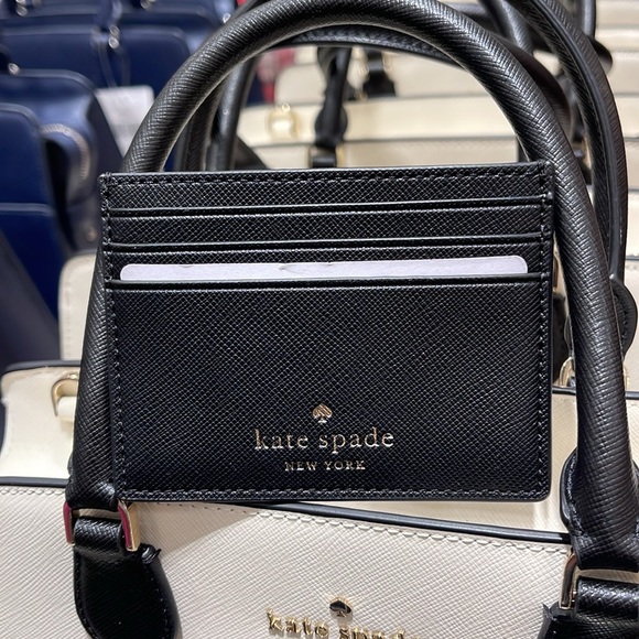 Kate Spade Schuyler Small Slim Card Holder
Black 
NWT - Picture 7 of 16